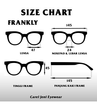 FRANKLY | Original Carel Jeni Eyewear Include Lensa